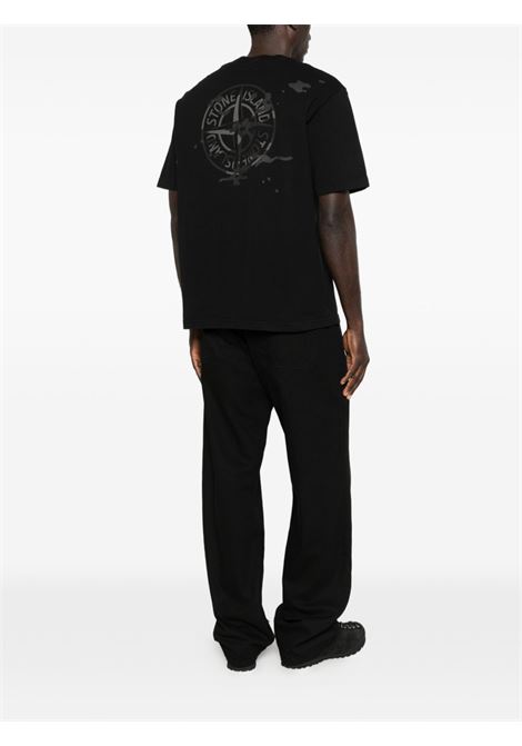 t-shirt 2100001 uomo nera STONE ISLAND | L1S15 2100001 SOE14V0029